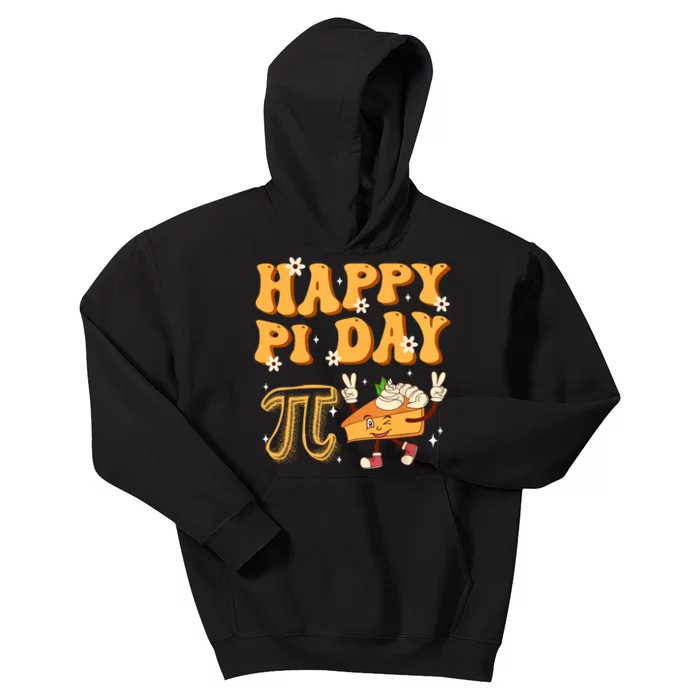 Funny Happy Pi Day Mathematics Math Teacher Kids Hoodie