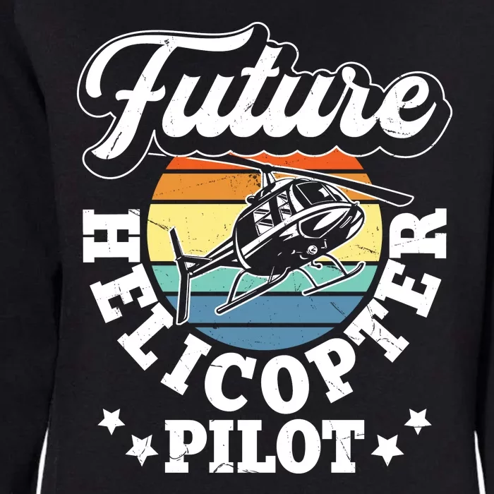 Future Helicopter Pilot Womens California Wash Sweatshirt