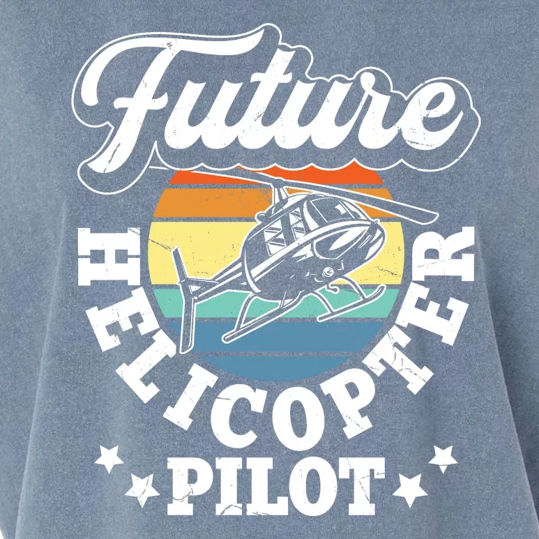 Future Helicopter Pilot Garment-Dyed Women's Muscle Tee