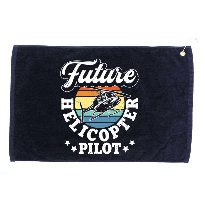 Future Helicopter Pilot Grommeted Golf Towel