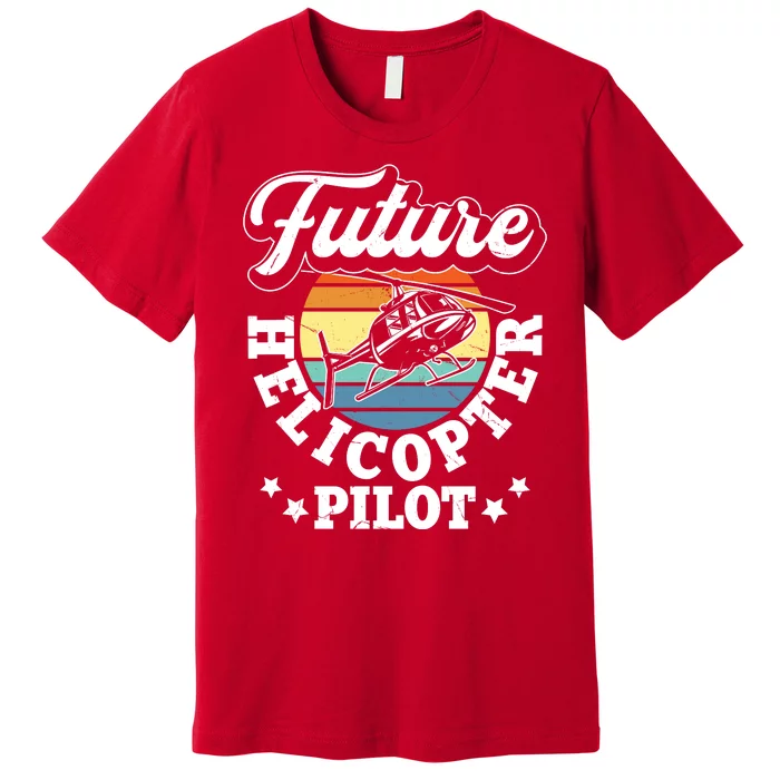 Future Helicopter Pilot Premium T-Shirt