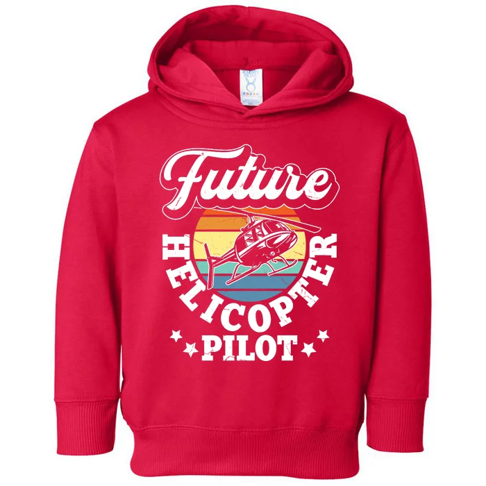 Future Helicopter Pilot Toddler Hoodie