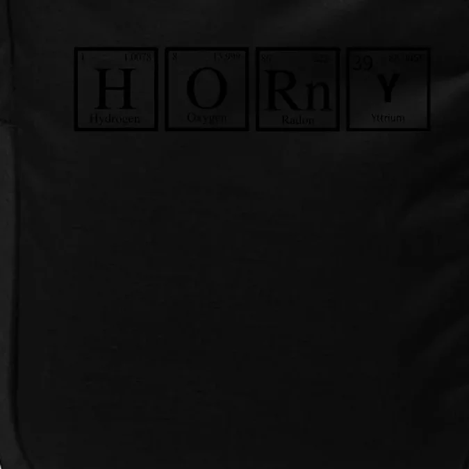 Funny Horny Periodically Chemistry Lover Impact Tech Backpack