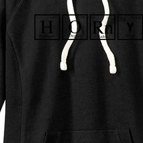 Funny Horny Periodically Chemistry Lover Women's Fleece Hoodie