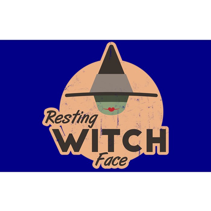 Funny Halloween Pun Resting Witch Face Spooky Costume Party Meaningful Gift Bumper Sticker