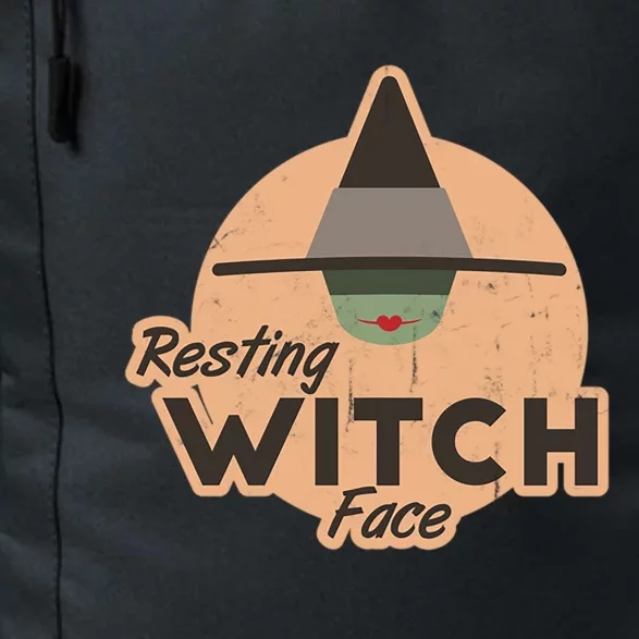 Funny Halloween Pun Resting Witch Face Spooky Costume Party Meaningful Gift Daily Commute Backpack