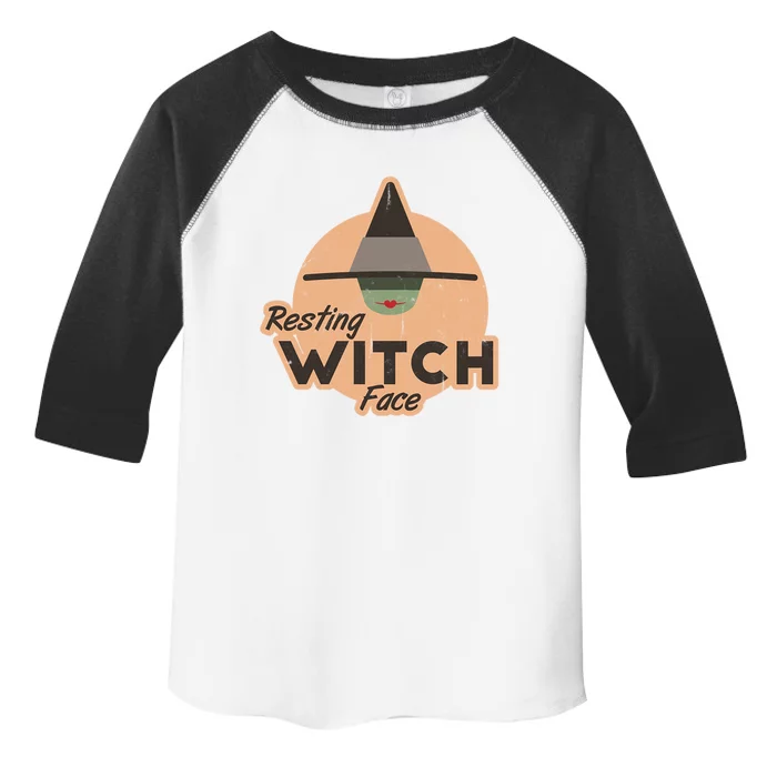 Funny Halloween Pun Resting Witch Face Spooky Costume Party Meaningful Gift Toddler Fine Jersey T-Shirt