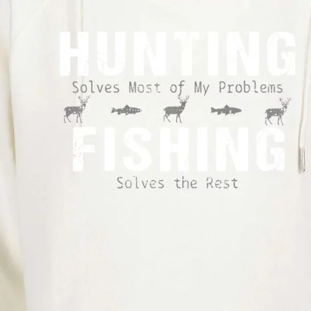 Fishing Hunting Present Hunter Cute Gift Womens Funnel Neck Pullover Hood