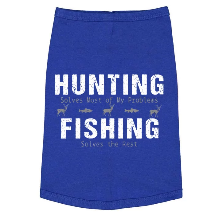 Fishing Hunting Present Hunter Cute Gift Doggie Tank