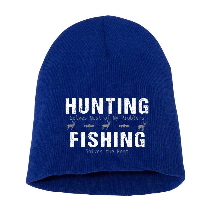 Fishing Hunting Present Hunter Cute Gift Short Acrylic Beanie