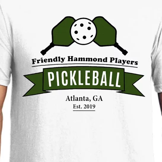 Friendly Hammond Players Pickleball Atlanta Graphic Pajama Set