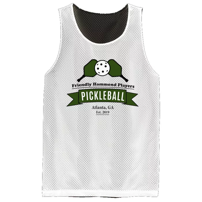 Friendly Hammond Players Pickleball Atlanta Graphic Mesh Reversible Basketball Jersey Tank