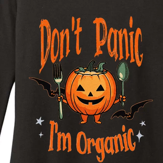 Funny Halloween Pumpkin Vegans Vegetarians Organic Gardeners Womens CVC Long Sleeve Shirt