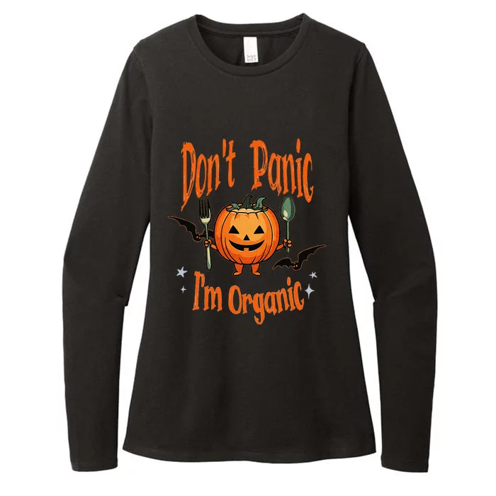 Funny Halloween Pumpkin Vegans Vegetarians Organic Gardeners Womens CVC Long Sleeve Shirt