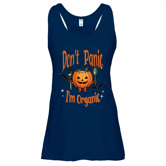 Funny Halloween Pumpkin Vegans Vegetarians Organic Gardeners Ladies Essential Flowy Tank