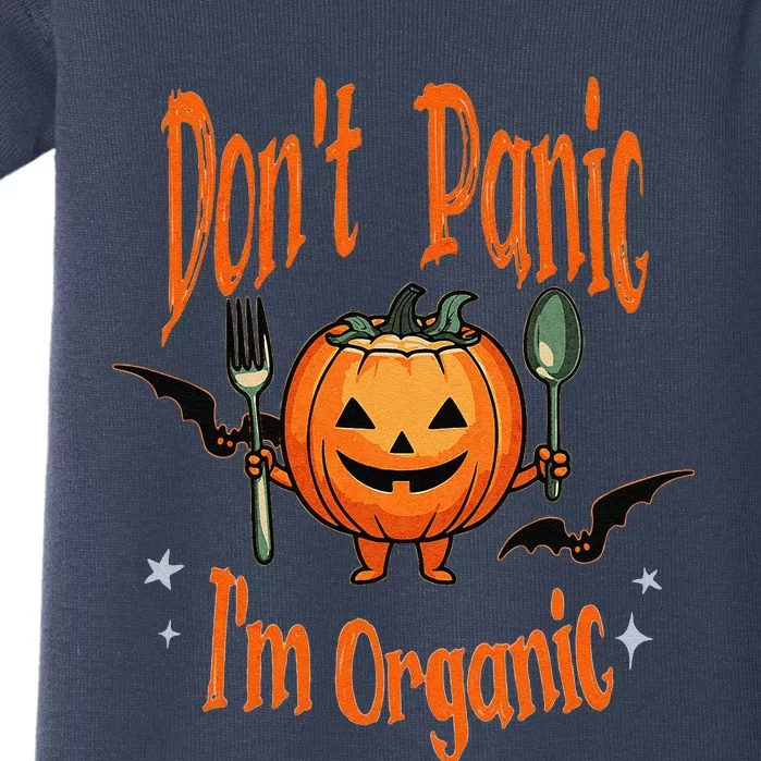 Funny Halloween Pumpkin Vegans Vegetarians Organic Gardeners Baby Bodysuit