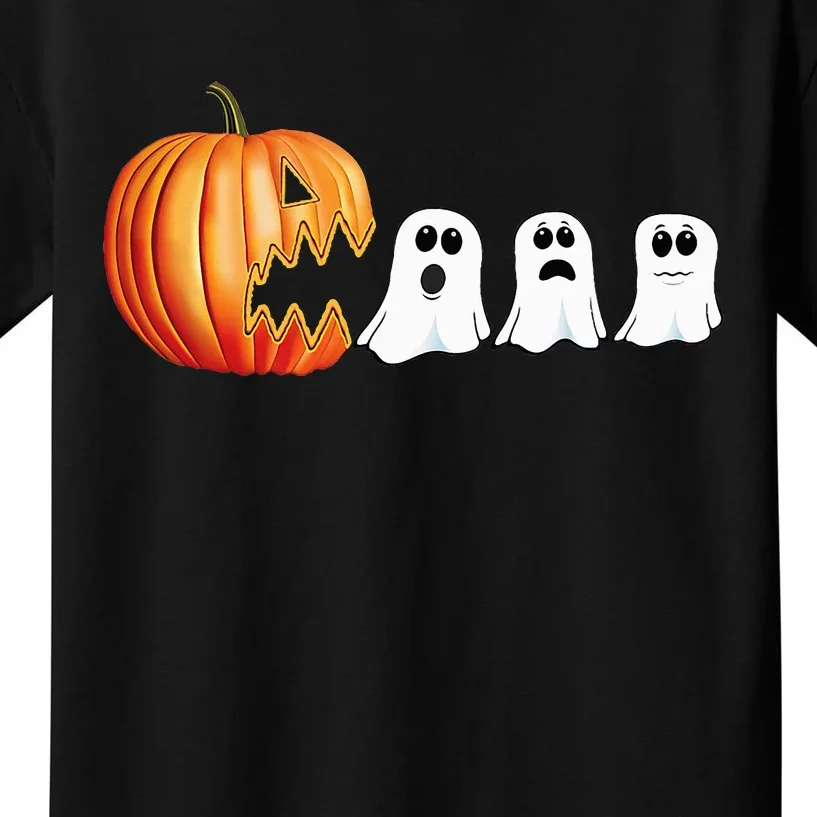 Funny Halloween Pumpkin Ghosts Jack O Lantern Kids T-Shirt