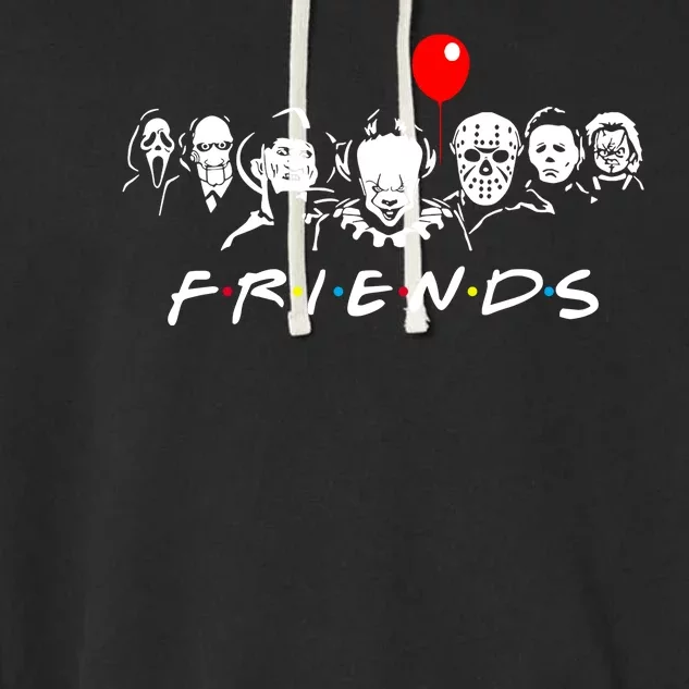 Friends Halloween Parody Garment-Dyed Fleece Hoodie