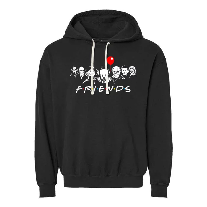 Friends Halloween Parody Garment-Dyed Fleece Hoodie