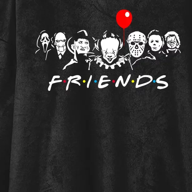 Friends Halloween Parody Hooded Wearable Blanket