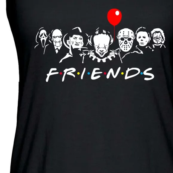 Friends Halloween Parody Ladies Essential Flowy Tank