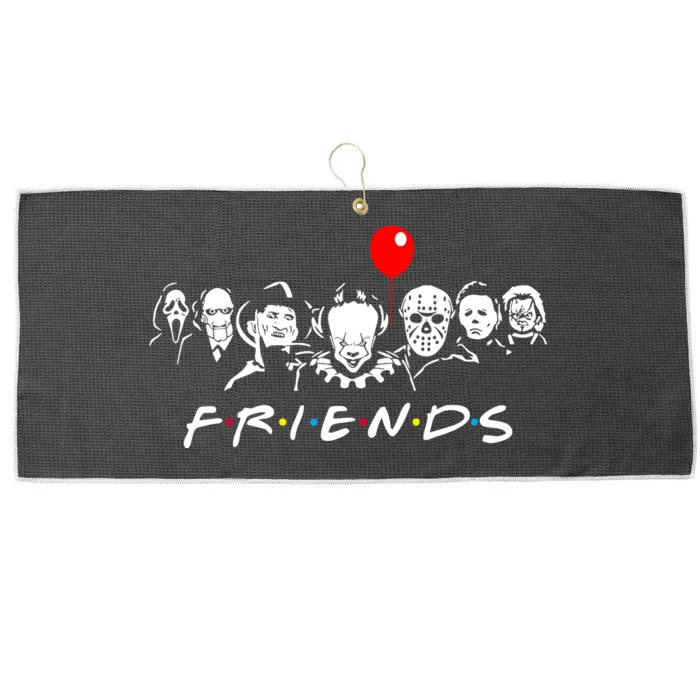 Friends Halloween Parody Large Microfiber Waffle Golf Towel