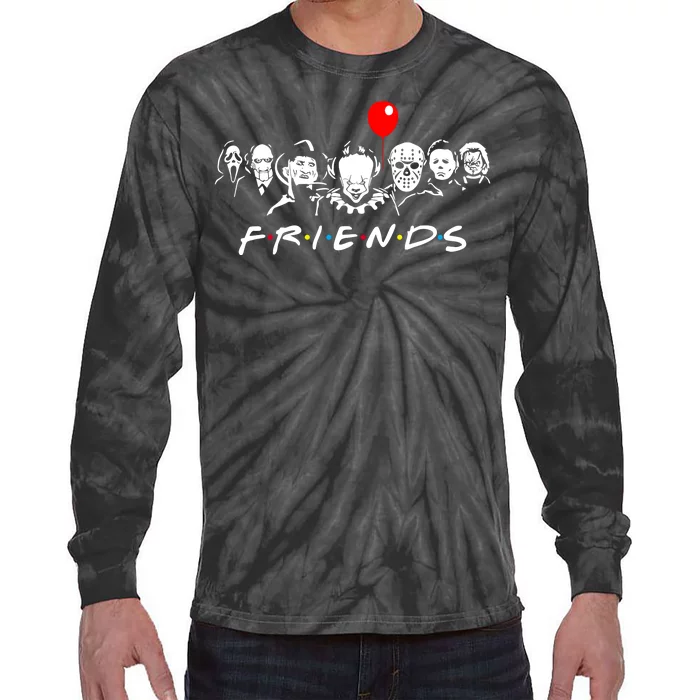 Friends Halloween Parody Tie-Dye Long Sleeve Shirt