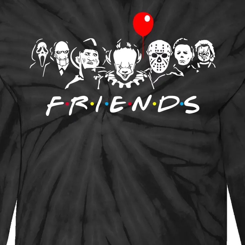 Friends Halloween Parody Tie-Dye Long Sleeve Shirt