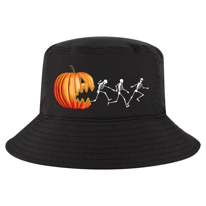 Funny Halloween Pumpkin Skeletons Jack O Lantern Cool Comfort Performance Bucket Hat