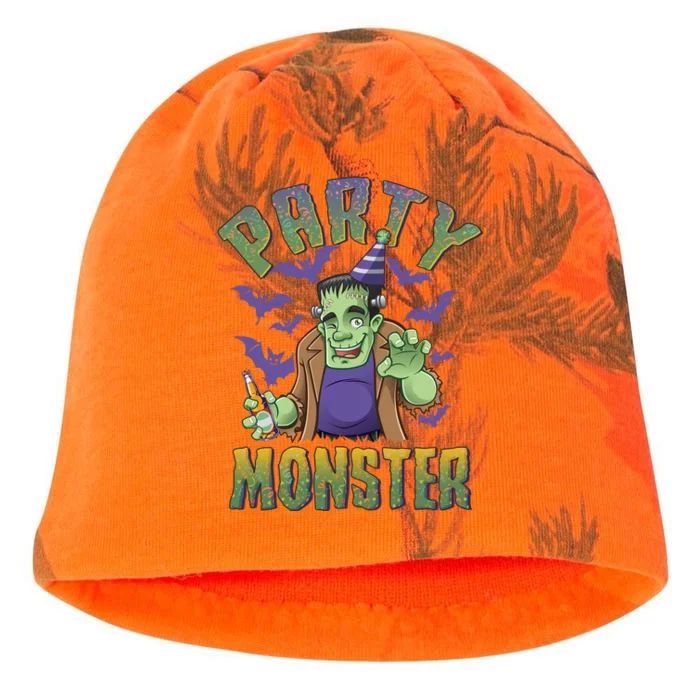 Funny Halloween Party Monster Frankenstein Kati - Camo Knit Beanie