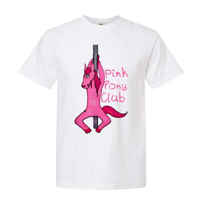 Funny Horse Pink Pony Club Garment-Dyed Heavyweight T-Shirt