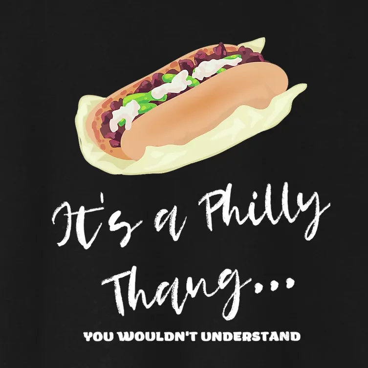 Funny Hoagie, Philadelphia Citizen, Its A Philly Thing Women's Crop Top Tee