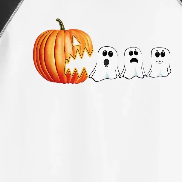 Funny Halloween Pumpkin Ghosts Jack O Lantern Toddler Fine Jersey T-Shirt