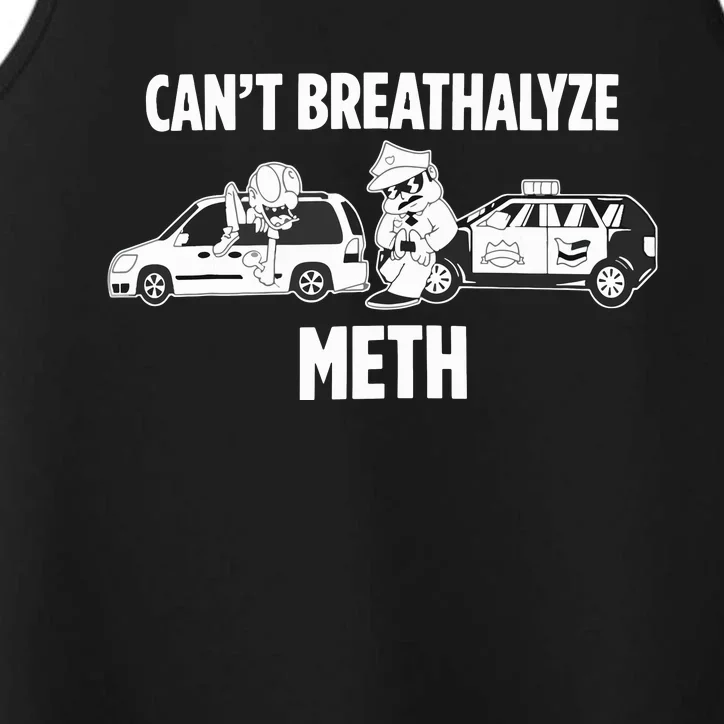 Funny Humor Quote Saying Can’T Breathalyze Meth Performance Tank