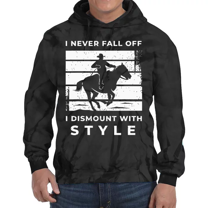 Funny Horse Quote Outfit For A Lover Of Horse Tie Dye Hoodie