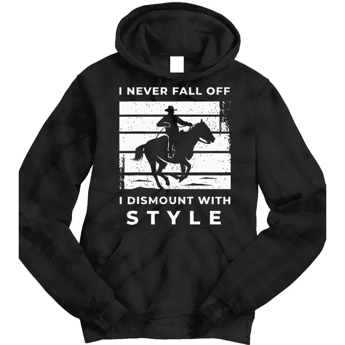 Funny Horse Quote Outfit For A Lover Of Horse Tie Dye Hoodie