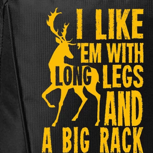 Funny Hunting Quote Saying Deer Venison Elk Hunter Gift City Backpack