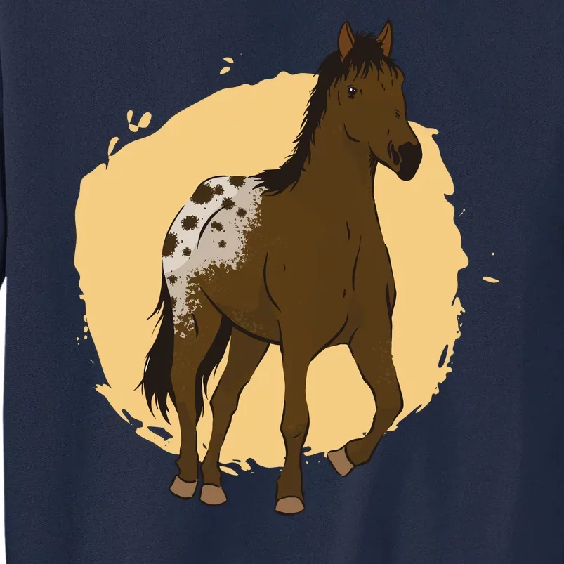 Farm Horse Running Tall Sweatshirt