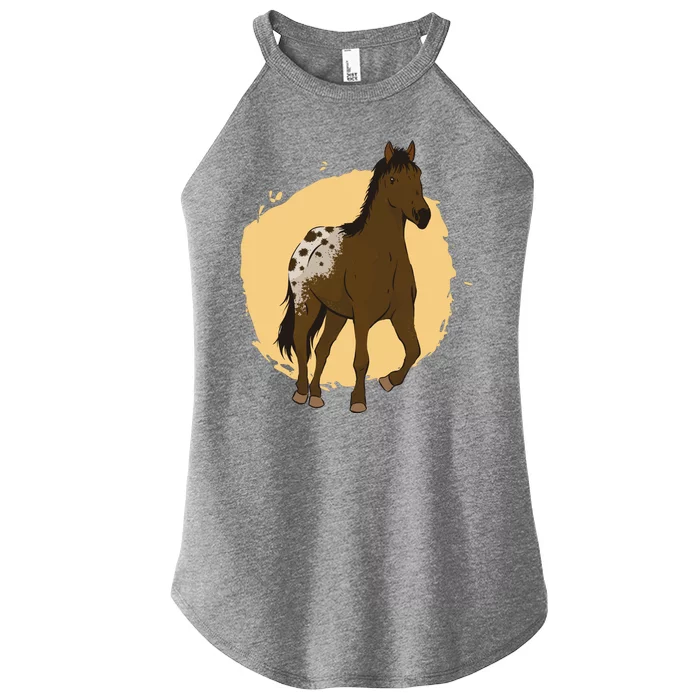 Farm Horse Running Women’s Perfect Tri Rocker Tank