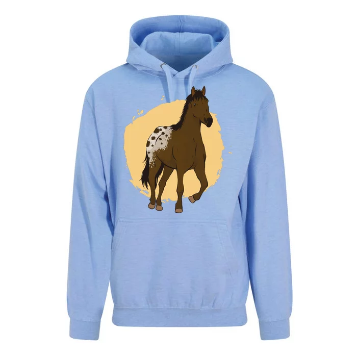 Farm Horse Running Unisex Surf Hoodie