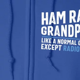 Funny Ham Radio Operator Antenna Amateur Radio Tee Funny Gift Full Zip Hoodie