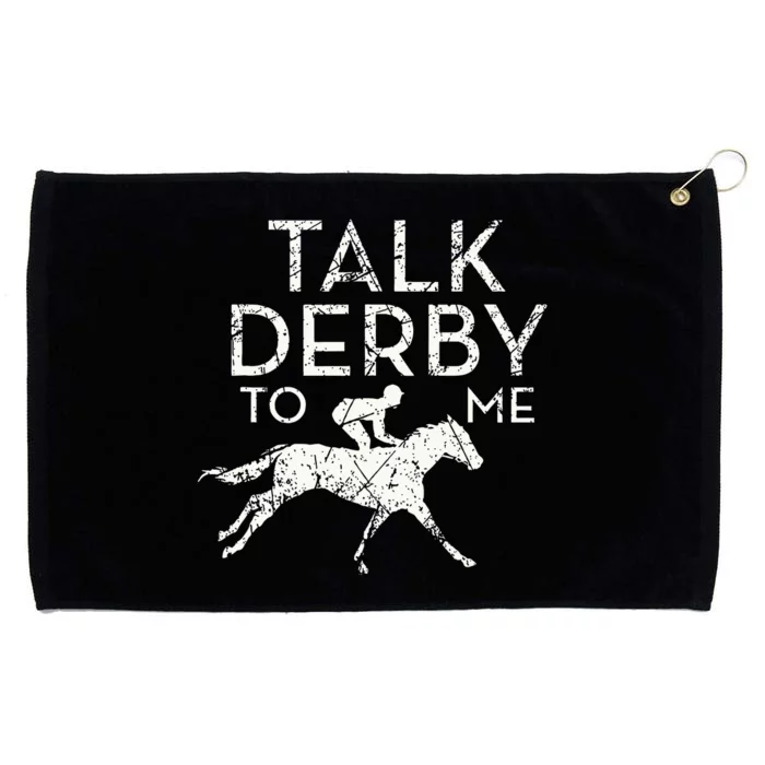 Funny Horse Racing Derby Race Owner Lover Grommeted Golf Towel