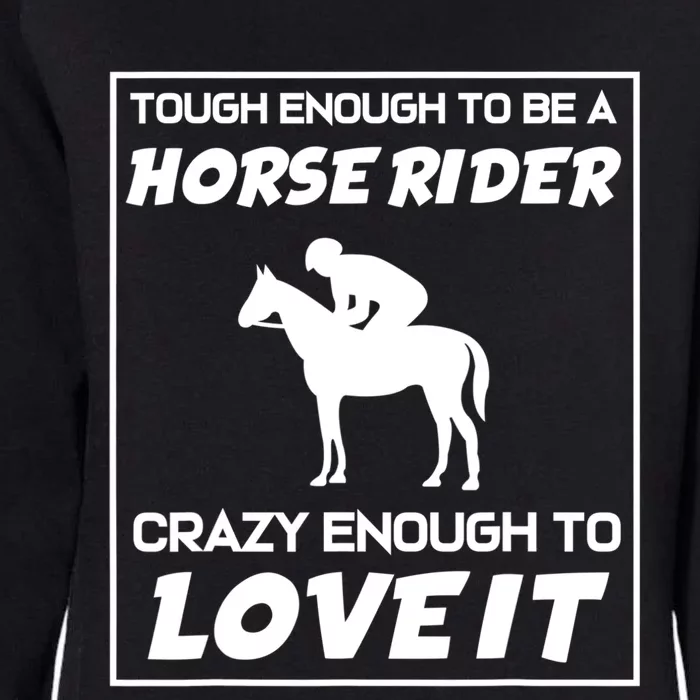 Funny Horseback Riding Horse Rider Great Gift Womens California Wash Sweatshirt