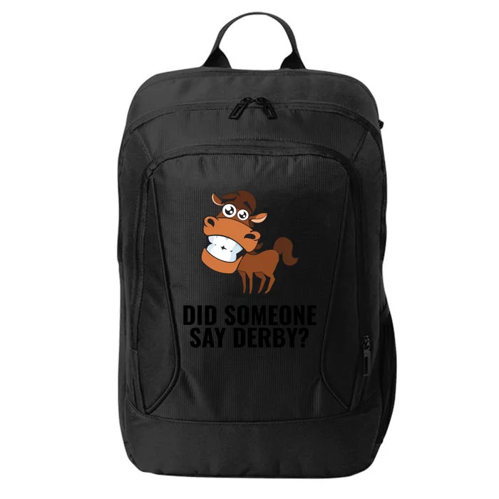 Funny Horse Racing Derby Party Gift City Backpack