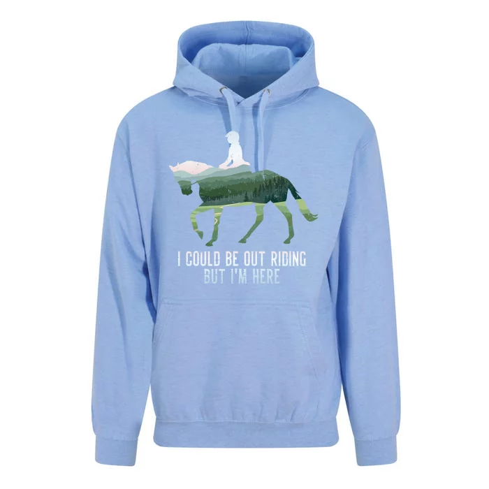 Funny Horseback Riding Gift Unisex Surf Hoodie