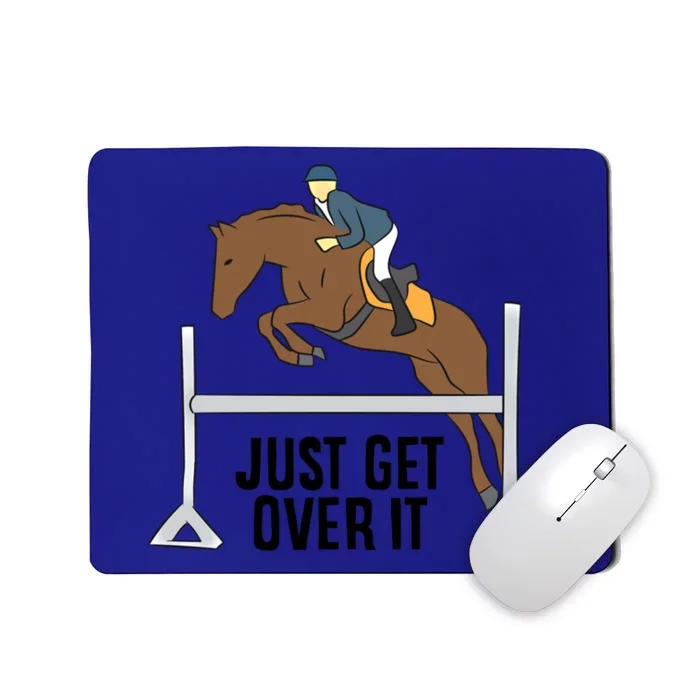 Funny Horse Rider Hunter Jumper Horse Equestrian Gift Mousepad