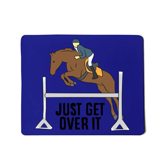 Funny Horse Rider Hunter Jumper Horse Equestrian Gift Mousepad