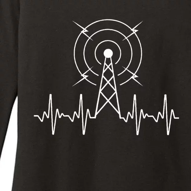 Funny Ham Radio Art For Ham Operator Amateur Radio Womens CVC Long Sleeve Shirt