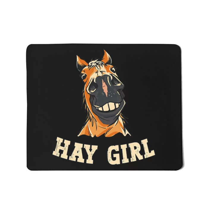 Funny Horseback Riding Equestrian Funny Horse Mousepad