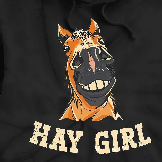 Funny Horseback Riding Equestrian Funny Horse Tie Dye Hoodie